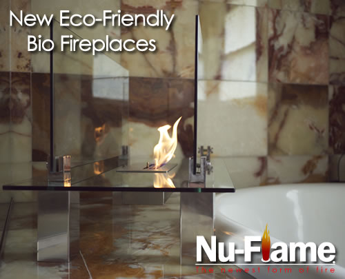 Nu-Flame Ethanol Burning Decorative Fireplaces