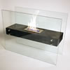 La Strada Free Standing Glass Fireplace by Nu-Flame