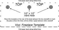 Vivo Hole Template